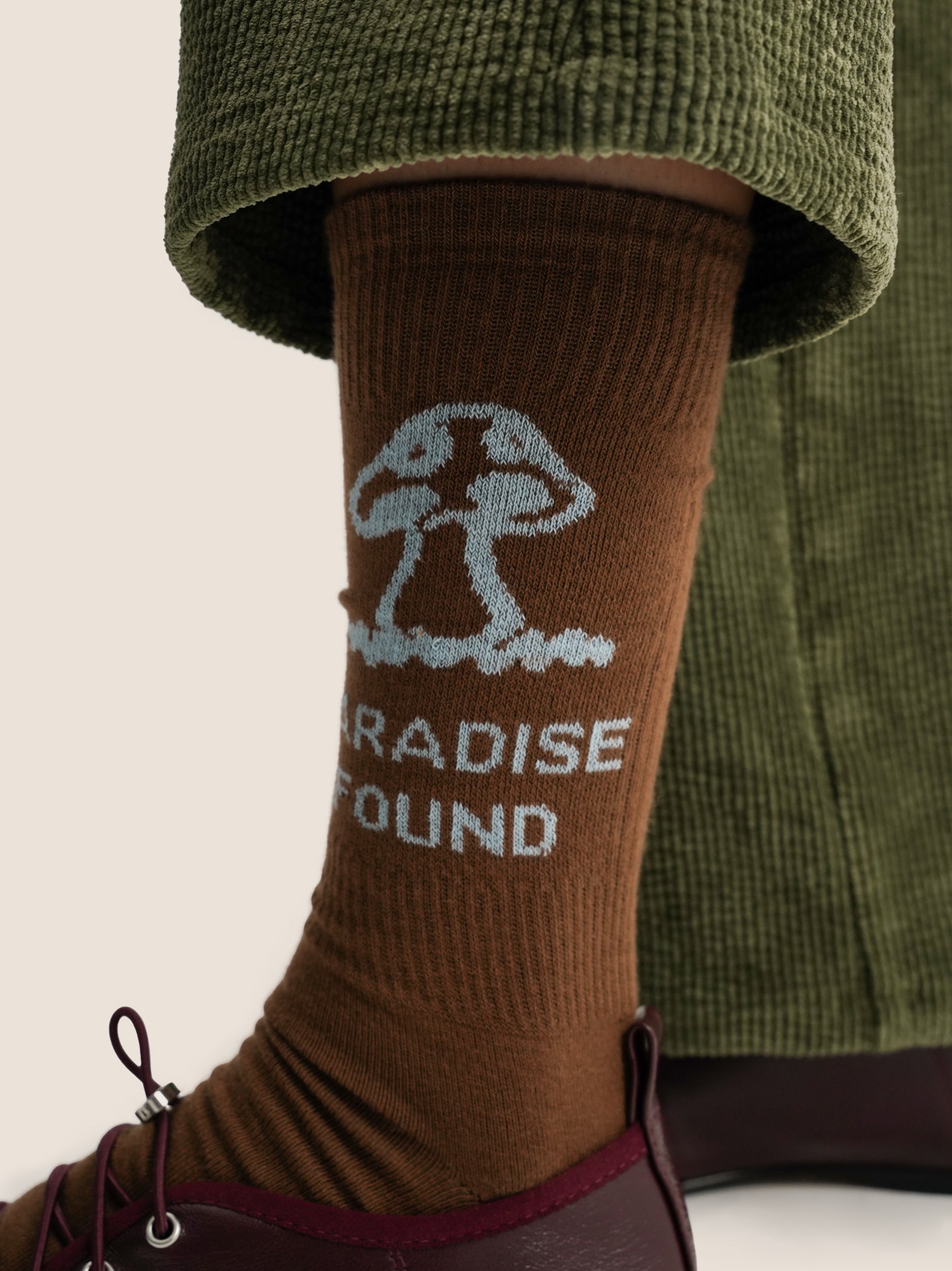 BROWN PARADISE SOCKS