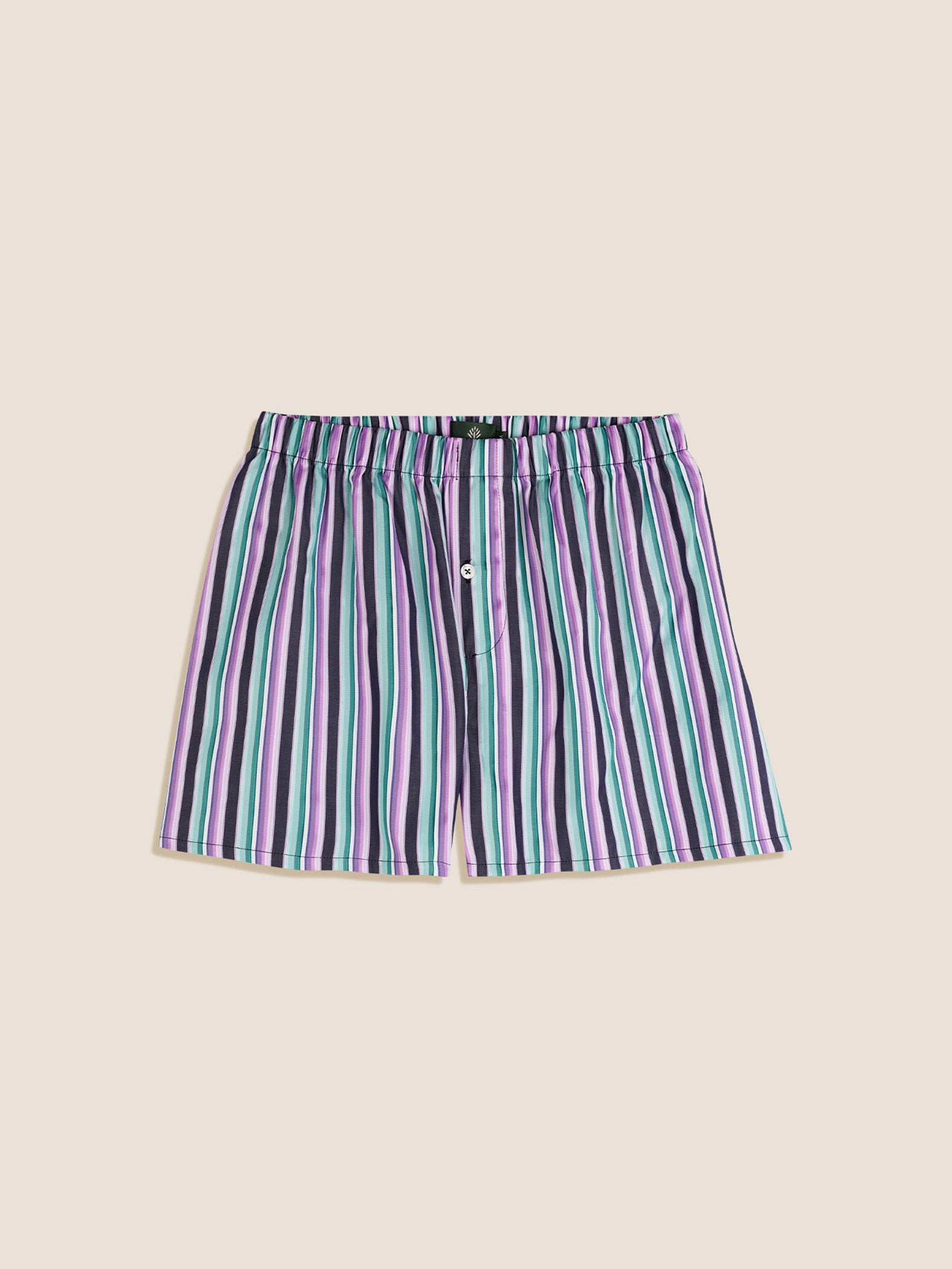 MULTI STRIPED BOXER SHORTS