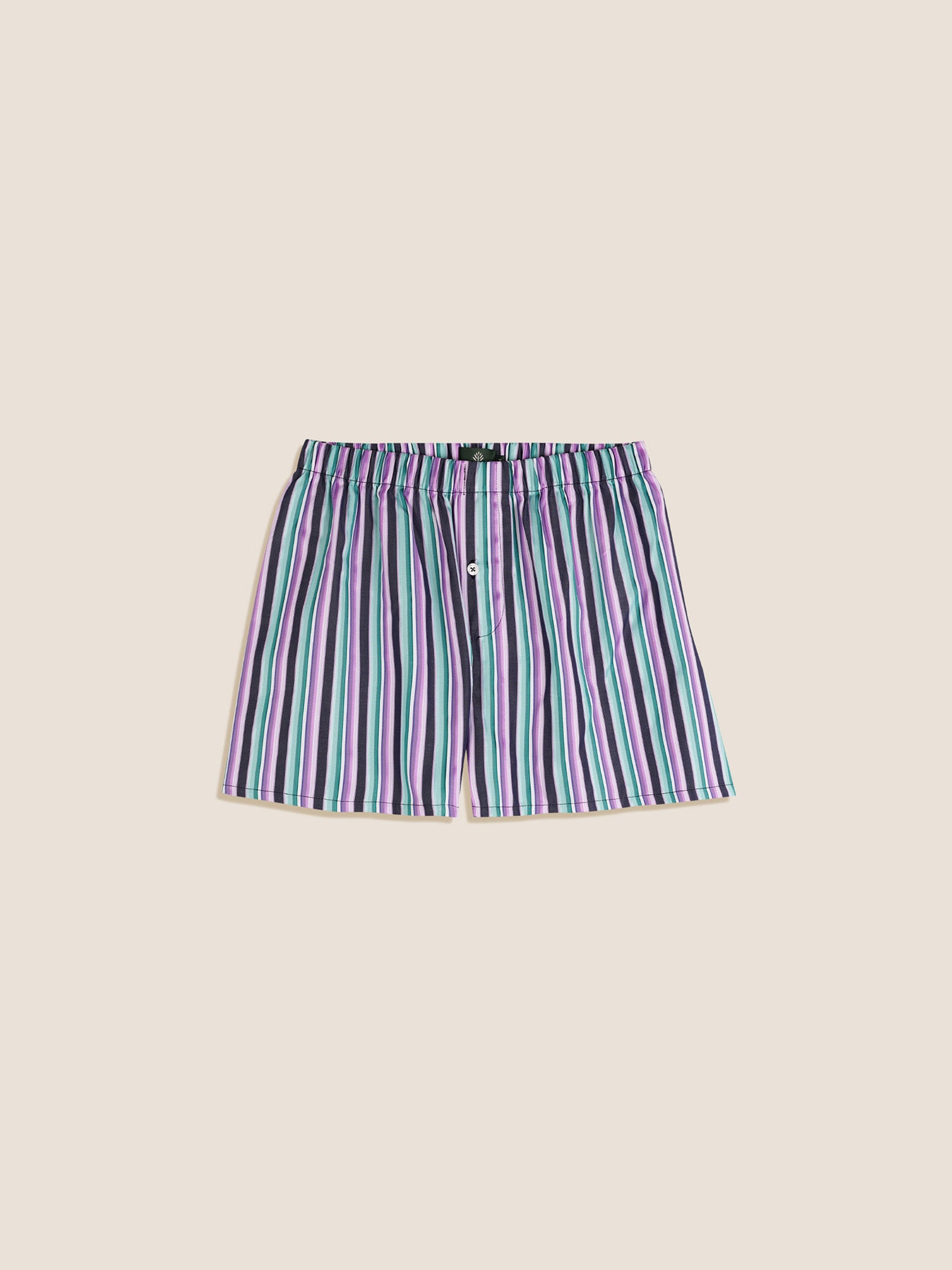 MULTI STRIPED BOXER SHORTS