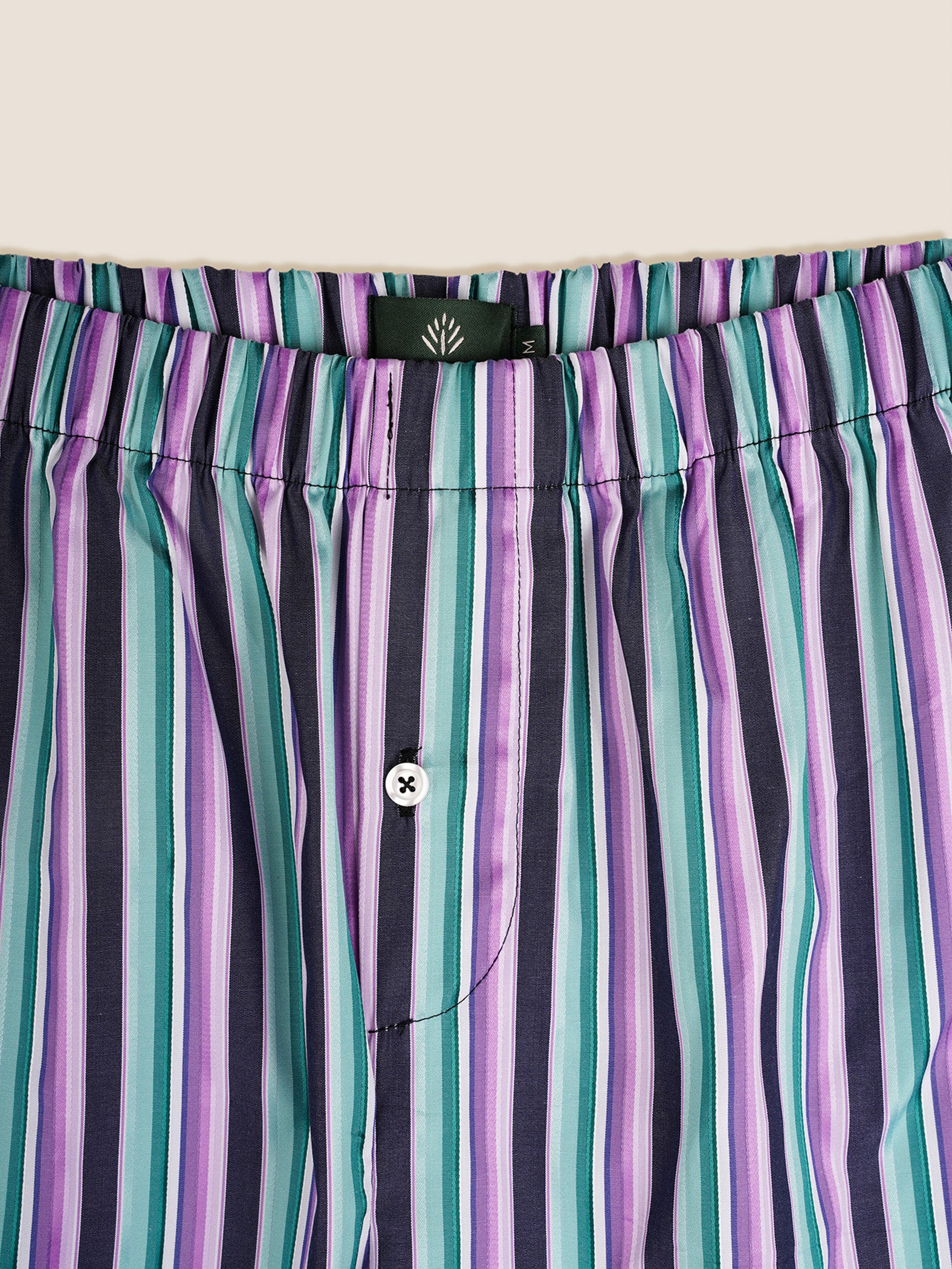 MULTI STRIPED BOXER SHORTS