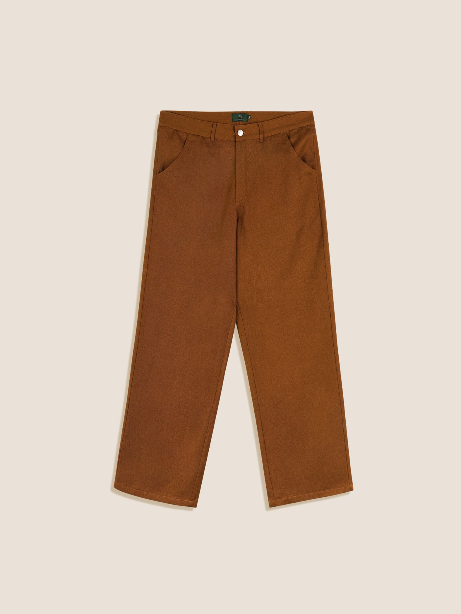 BROWN WIDE TROUSERS