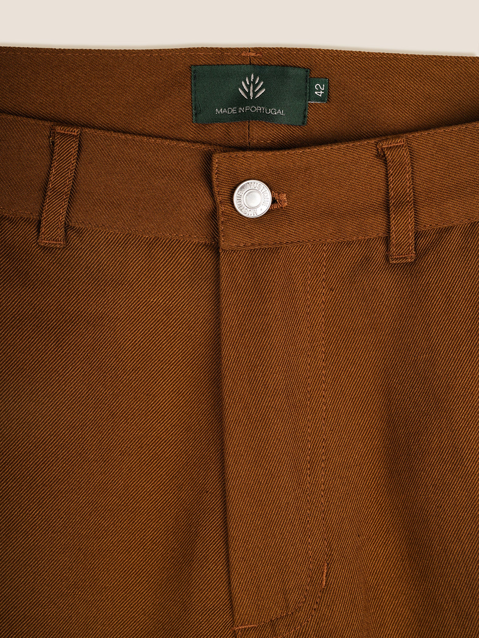 BROWN WIDE TROUSERS