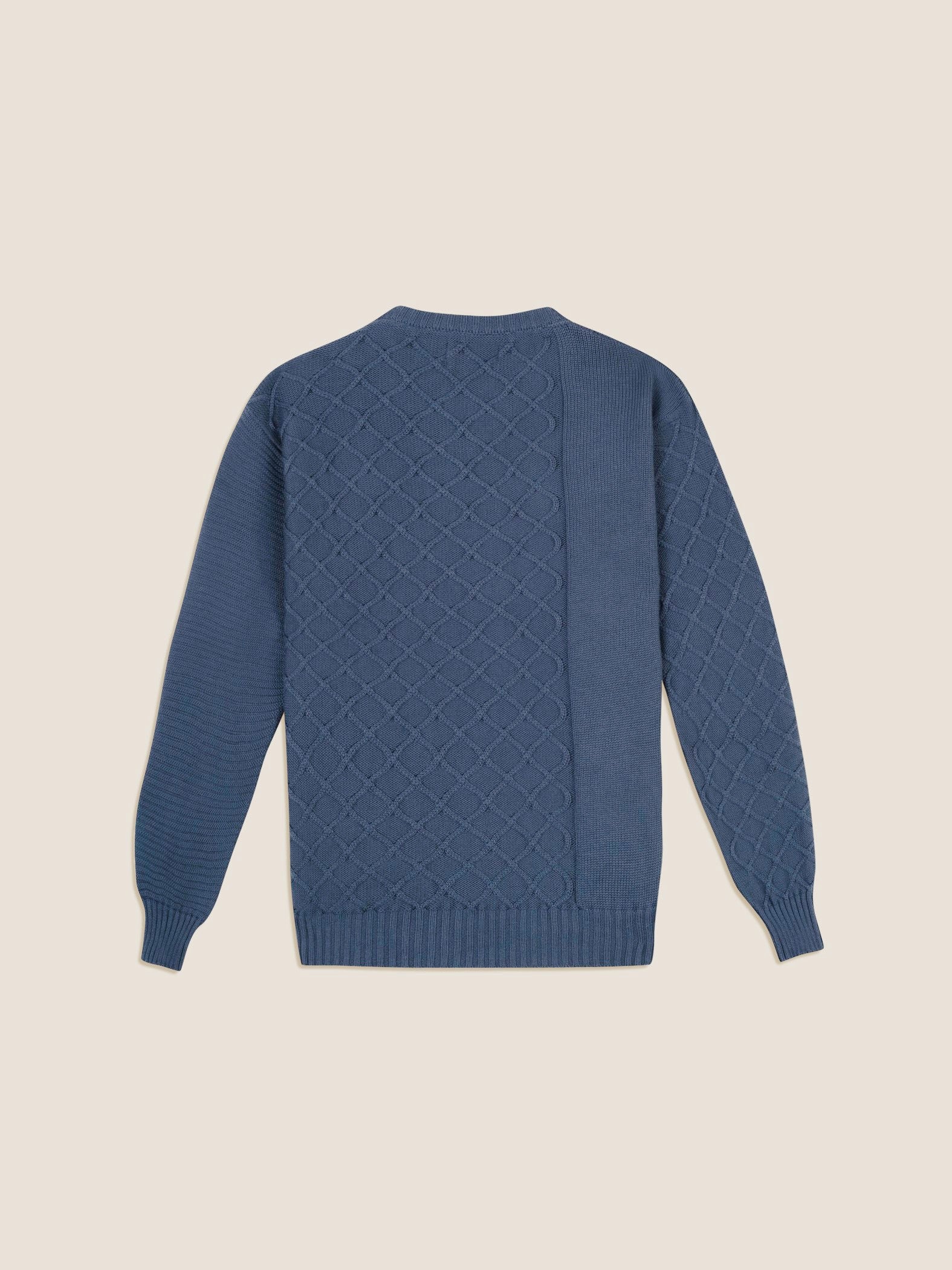 NAVY KNITTED SWEATER