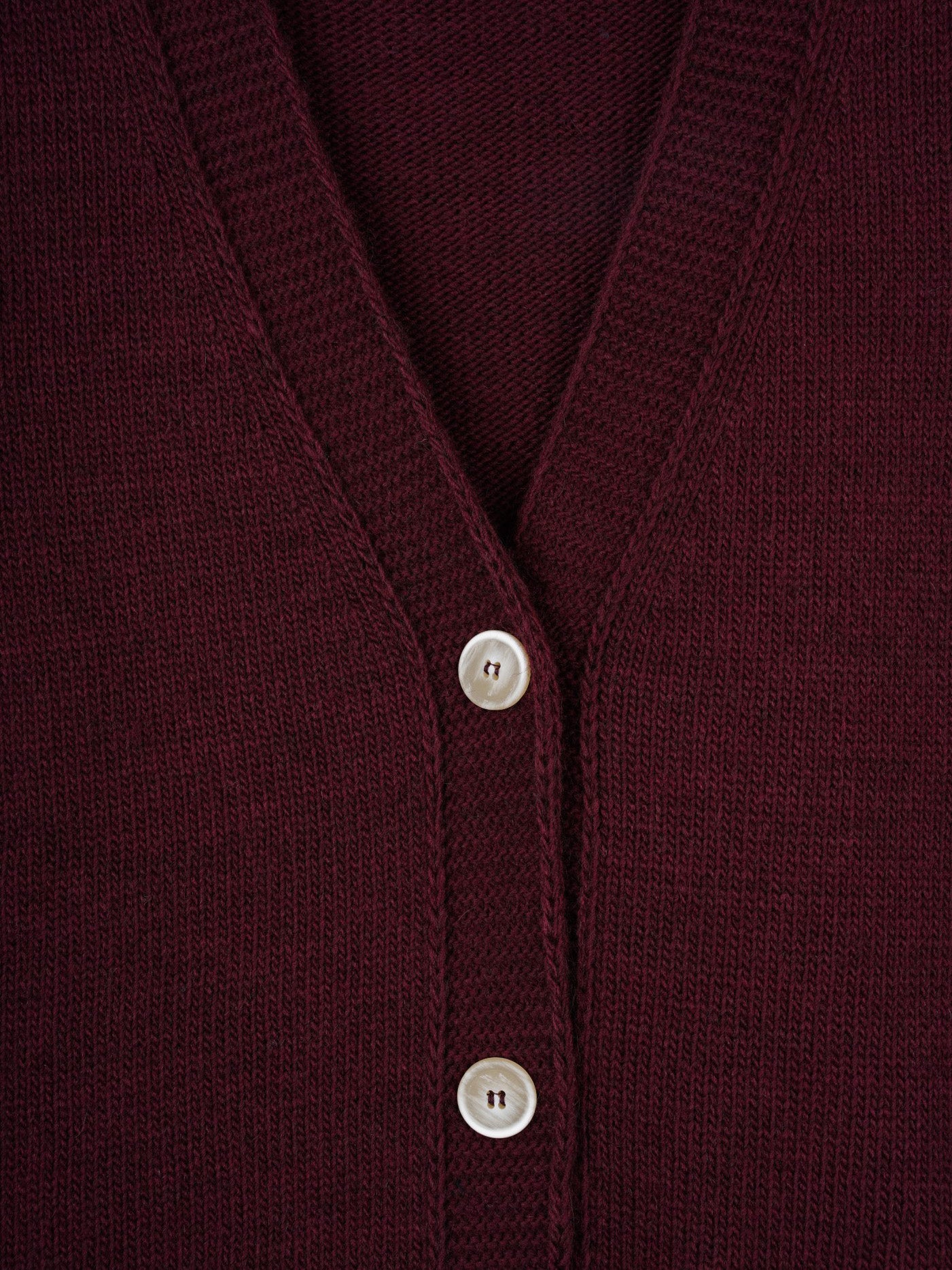 BURGUNDY KNITTED VEST