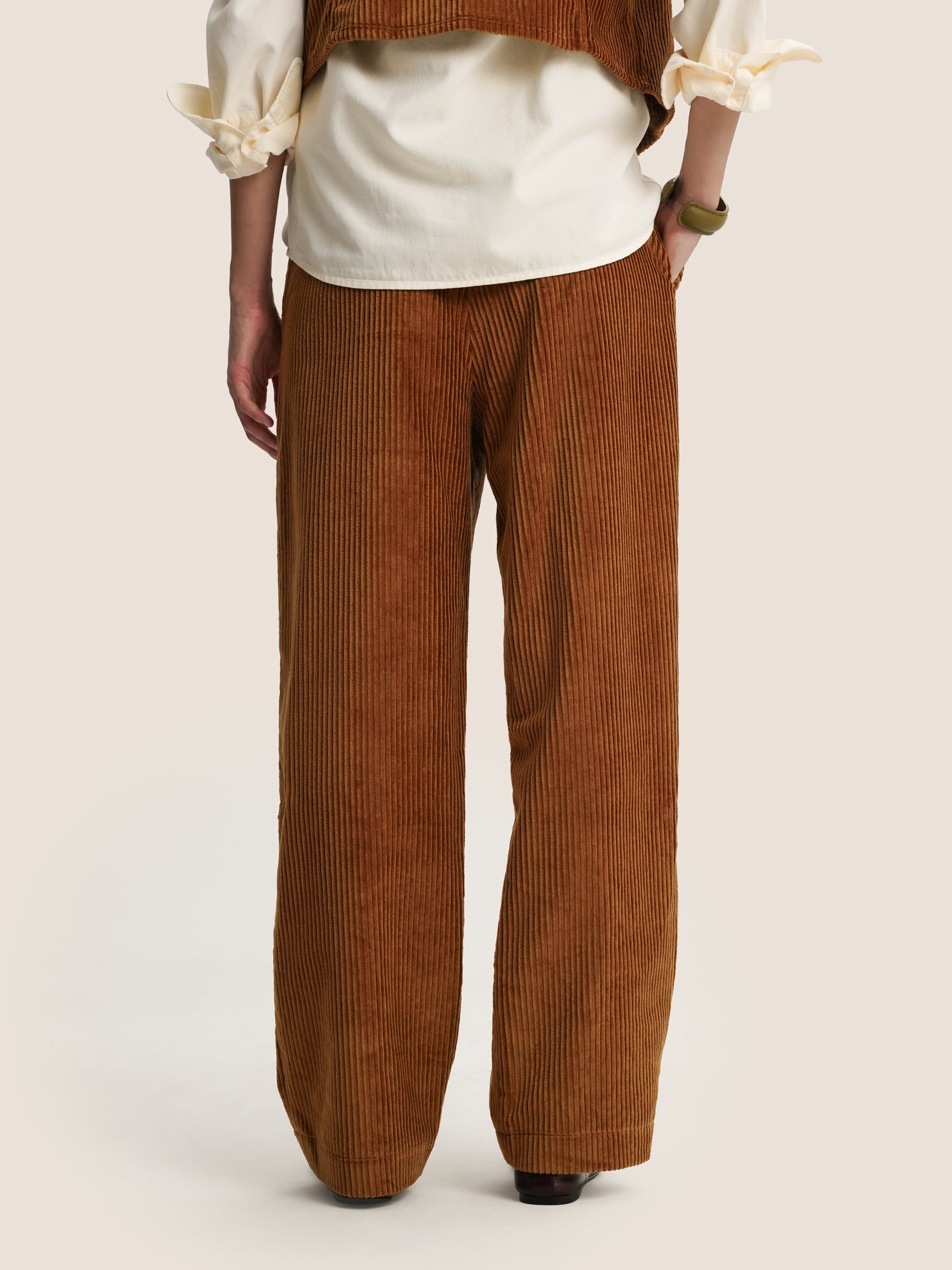 PRE-ORDER: BROWN CORDUROY TROUSERS