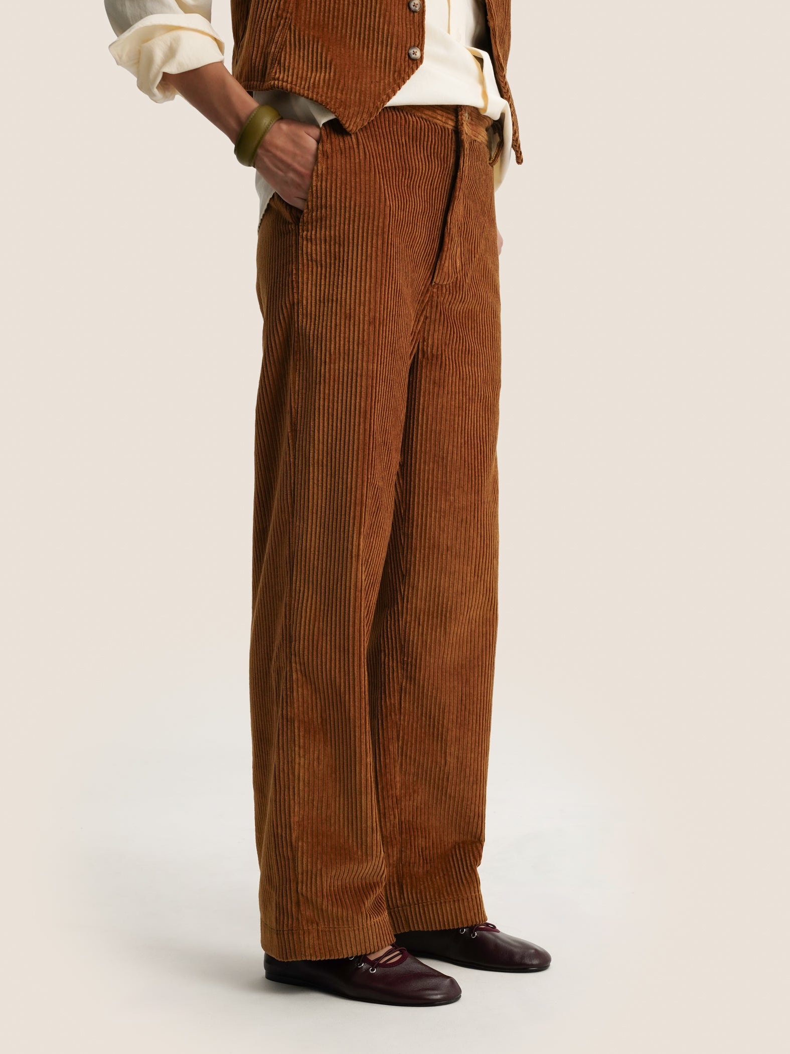 PRE-ORDER: BROWN CORDUROY TROUSERS